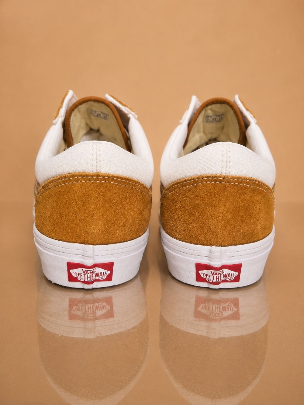 Vans Old Skool Bolt Cathay Spice Brown White Men’s 12 Women’s 13.5 New - Picture 3 of 5